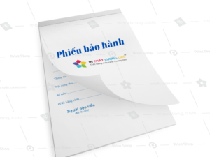 Phiếu bảo hành